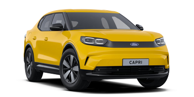 The New All-Electric Ford Capri - Vivid Yellow